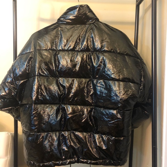 Zara Quilted Vinyl Jacket - Picture 4 of 4